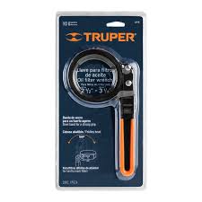 llave saca filtro de aceite 3 1/4 a 3 3/4 TRUPER