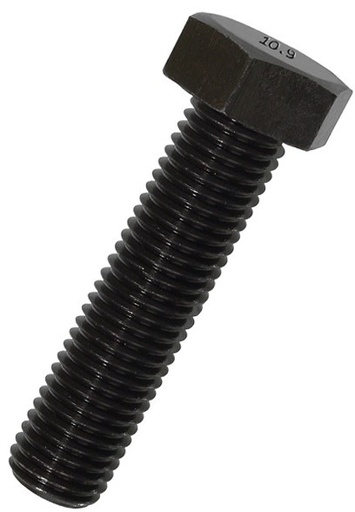 14x50mm Perno hex.MI G 8.8 D 961 P 1.5 BLACK UNIDAD
