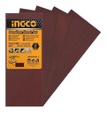[SEDE6085] set de lijas para orbital 90X231mm 5pza P80 120 INGCO