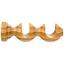 [SOTO3602] soporte torneado doble de madera 20mm y 30mm par