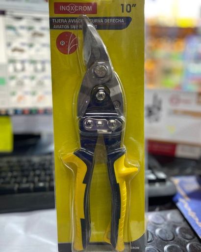 tijera aviacion curva derecha 10" INOXCROM