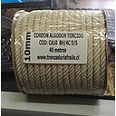 [COAL0178] Cordon algodon torcido 10mm 40m rollo