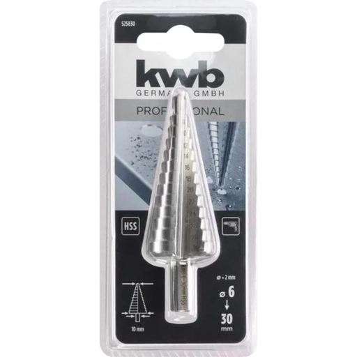 [TAMA3634] Broca escalonada METAL 6-30mm - KWB