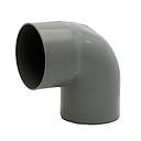 Codo sanitario gris 40x87°